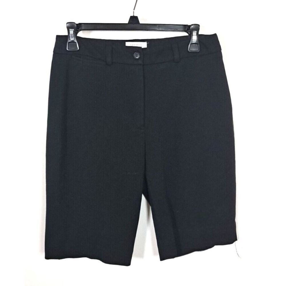 Barneys New York Shorts Women Size 6 Black Bermuda Length‎